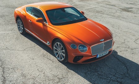 2018 Bentley Continental GT (Color: Orange Flame) Front Three-Quarter Wallpapers 450x275 (15)
