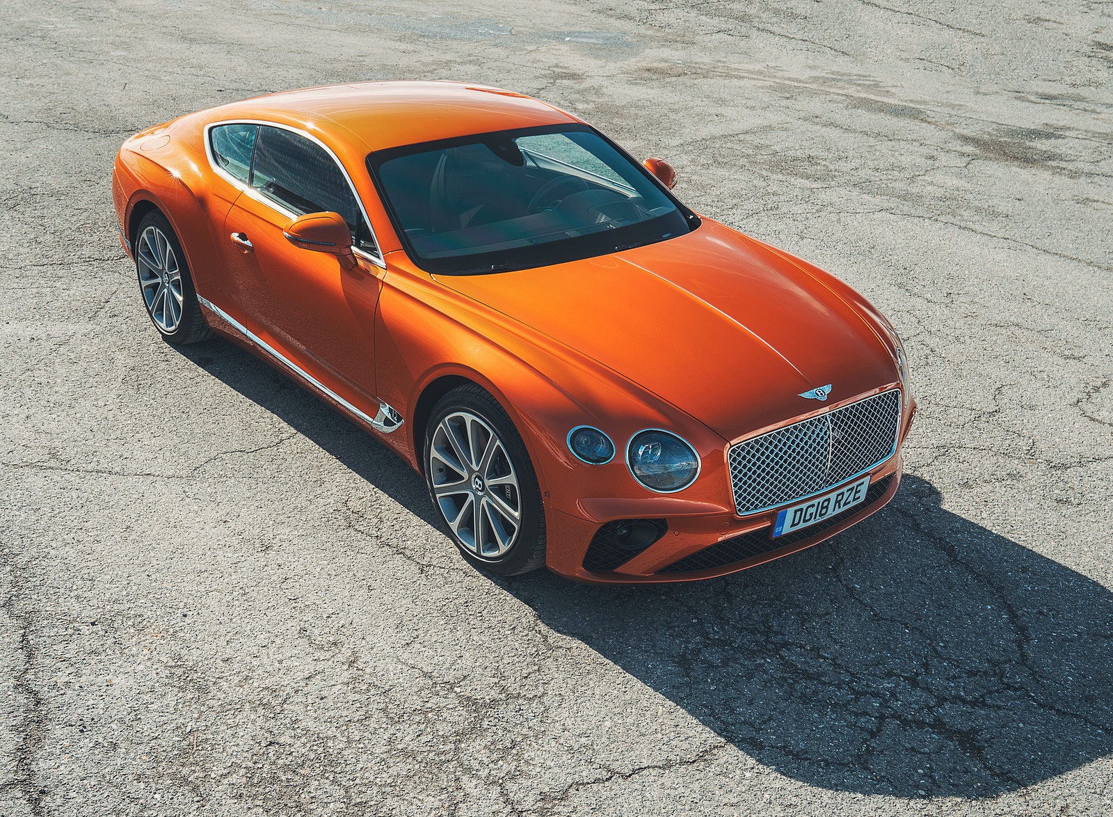 2018 Bentley Continental GT (Color: Orange Flame) Front Three-Quarter Wallpapers #15 of 158