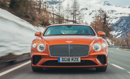 2018 Bentley Continental GT (Color: Orange Flame) Front Wallpapers 450x275 (8)