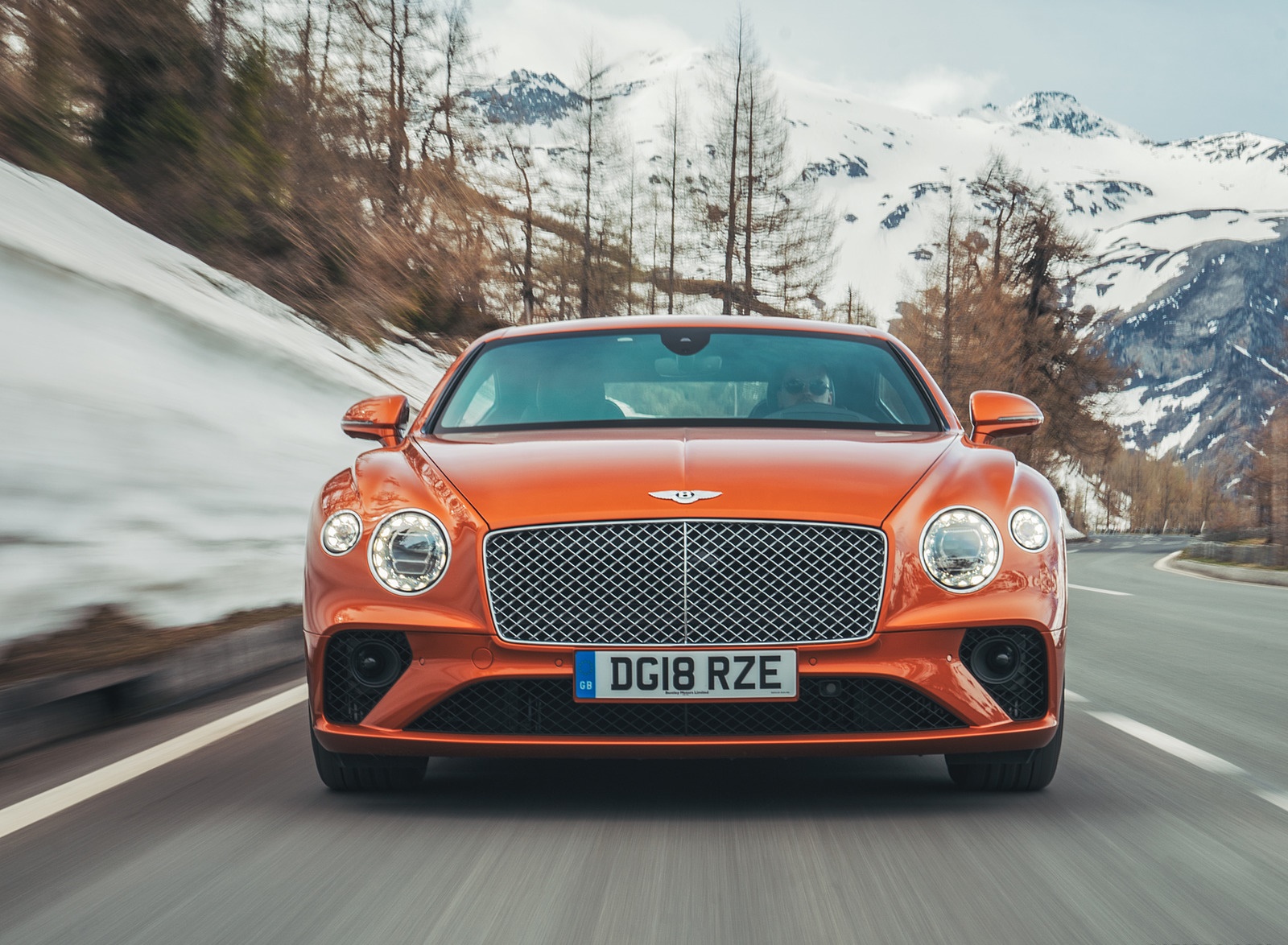 2018 Bentley Continental GT (Color: Orange Flame) Front Wallpapers (8)