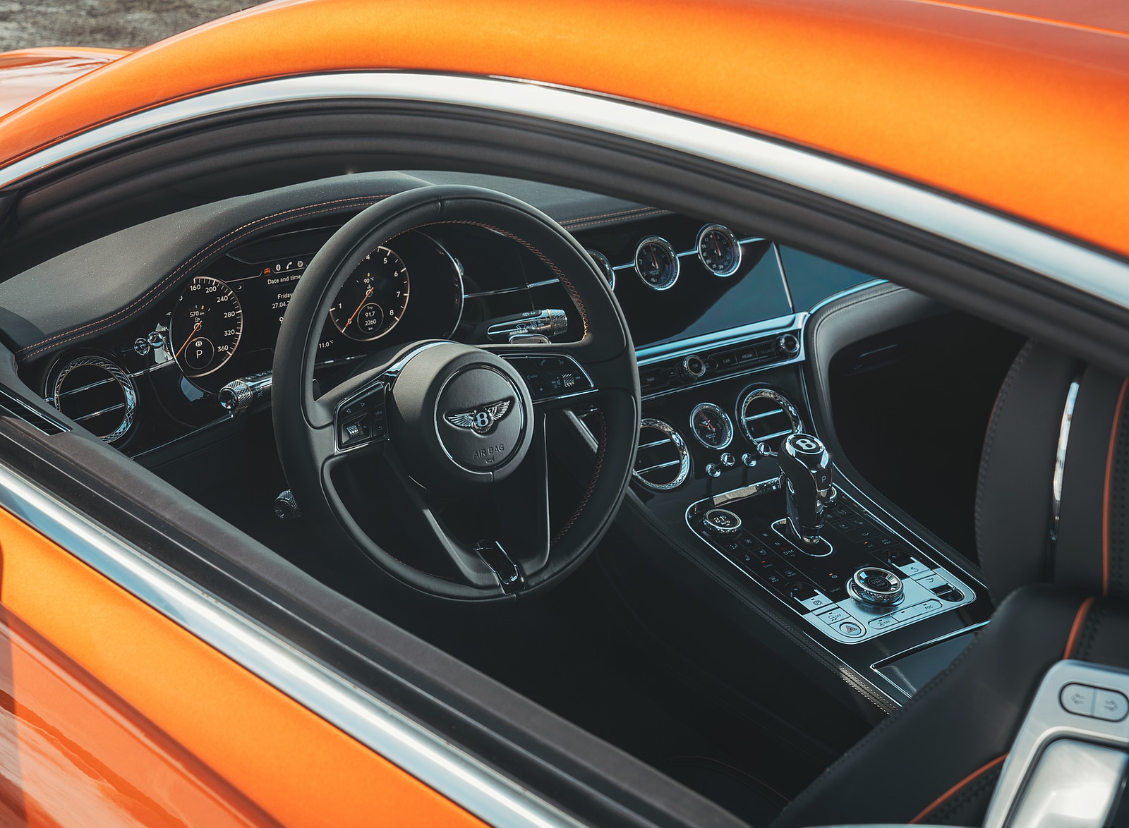2018 Bentley Continental GT (Color: Orange Flame) Interior Wallpapers #25 of 158