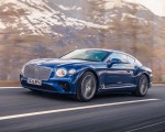 2018 Bentley Continental GT (Color: Sequin Blue) Front Three-Quarter Wallpapers 150x120