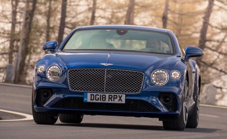 2018 Bentley Continental GT (Color: Sequin Blue) Front Wallpapers 450x275 (140)