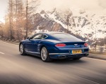 2018 Bentley Continental GT (Color: Sequin Blue) Rear Three-Quarter Wallpapers 150x120