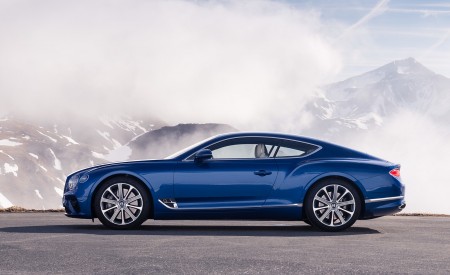 2018 Bentley Continental GT (Color: Sequin Blue) Side Wallpapers 450x275 (145)