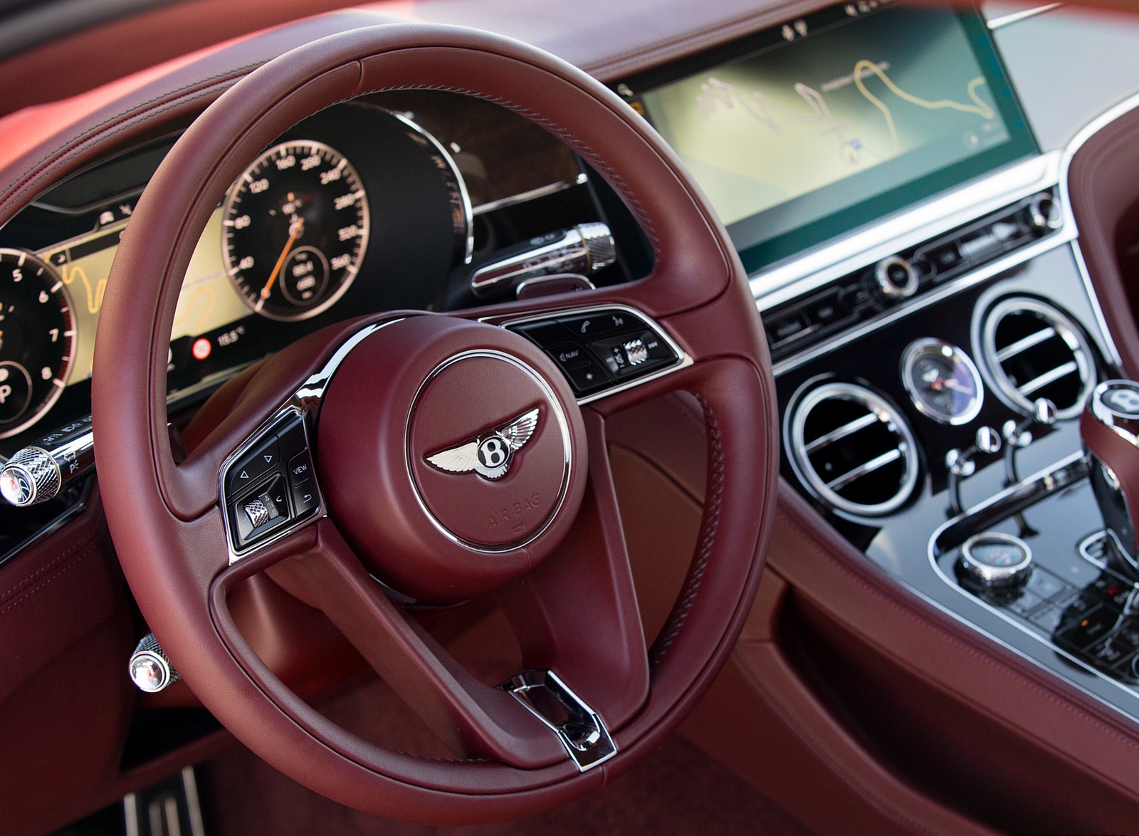 2018 Bentley Continental GT (Color: Tungsten) Interior Steering Wheel Wallpapers #125 of 158