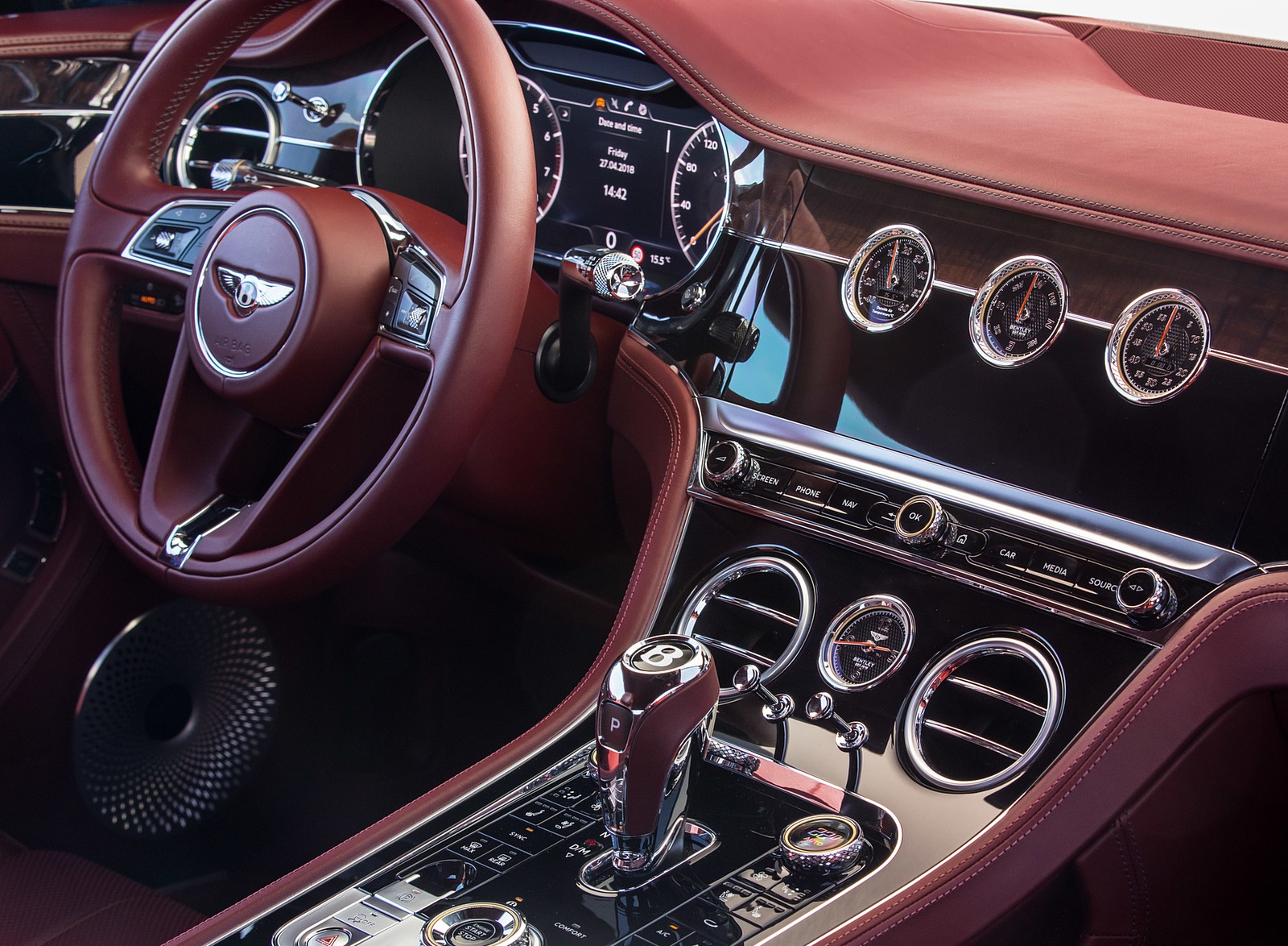 2018 Bentley Continental GT (Color: Tungsten) Interior Wallpapers #122 of 158