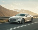 2018 Bentley Continental GT (Color: White Sand) Front Three-Quarter Wallpapers 150x120