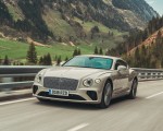 2018 Bentley Continental GT (Color: White Sand) Front Three-Quarter Wallpapers 150x120