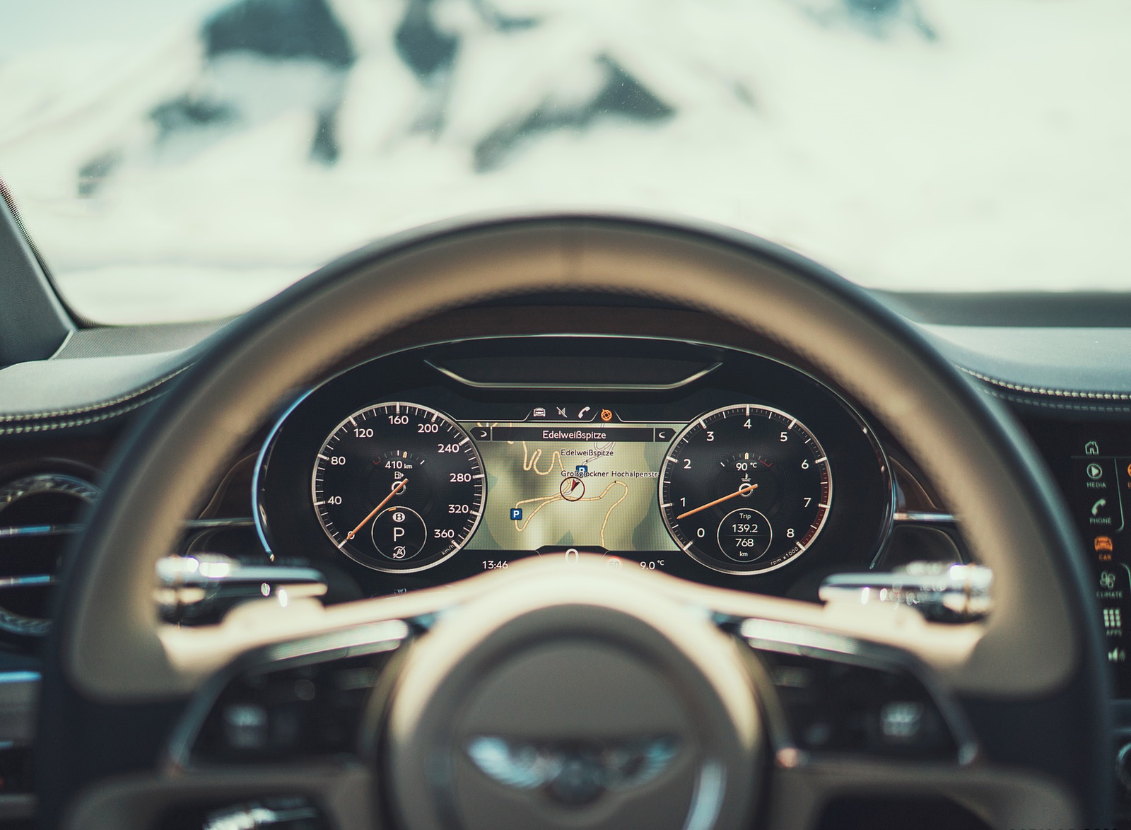 2018 Bentley Continental GT (Color: White Sand) Interior Steering Wheel Wallpapers #108 of 158