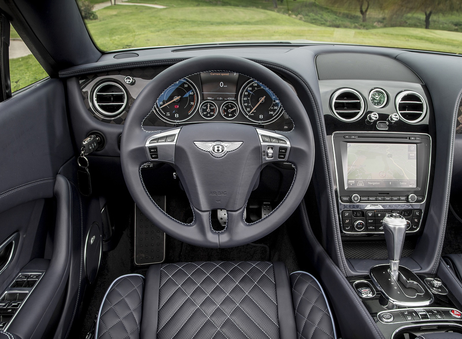 2018 Bentley Continental GT Supersports Convertible (Color: Ice White) Interior Cockpit Wallpapers #117 of 178
