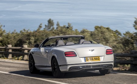 2018 Bentley Continental GT Supersports Convertible (Color: Ice White) Rear Three-Quarter Wallpapers 450x275 (89)