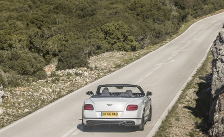 2018 Bentley Continental GT Supersports Convertible (Color: Ice White) Rear Wallpapers 450x275 (98)