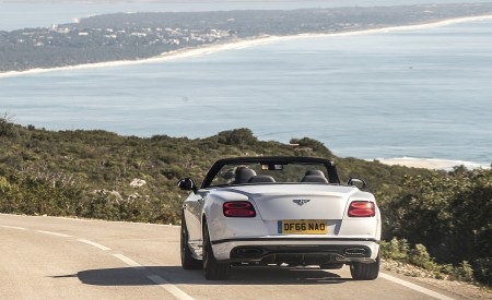 2018 Bentley Continental GT Supersports Convertible (Color: Ice White) Rear Wallpapers 450x275 (99)