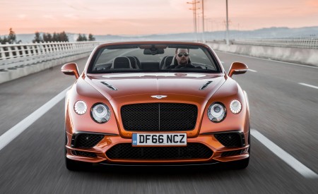 2018 Bentley Continental GT Supersports Convertible (Color: Orange Flame) Front Wallpapers 450x275 (57)