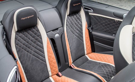 2018 Bentley Continental GT Supersports Convertible (Color: Orange Flame) Interior Rear Seats Wallpapers 450x275 (73)
