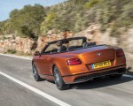 2018 Bentley Continental GT Supersports Convertible (Color: Orange Flame) Rear Three-Quarter Wallpapers 150x120