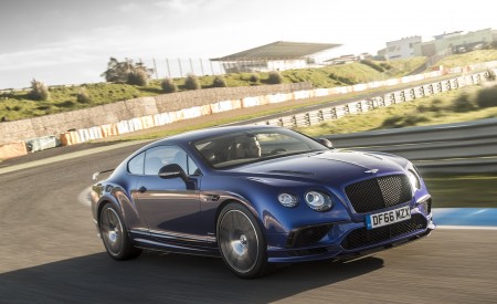 2018 Bentley Continental GT Supersports Coupe (Color: Moroccan Blue) Front Three-Quarter Wallpapers 450x275 (135)
