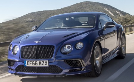 2018 Bentley Continental GT Supersports Coupe (Color: Moroccan Blue) Front Wallpapers 450x275 (122)