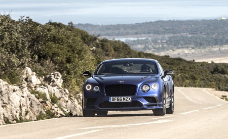 2018 Bentley Continental GT Supersports Coupe (Color: Moroccan Blue) Front Wallpapers 450x275 (127)
