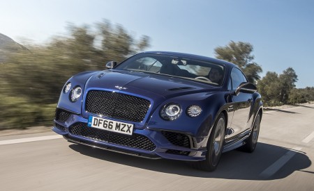2018 Bentley Continental GT Supersports Coupe (Color: Moroccan Blue) Front Wallpapers 450x275 (123)