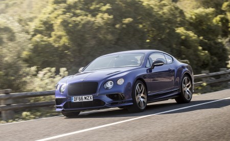 2018 Bentley Continental GT Supersports Coupe (Color: Moroccan Blue) Front Wallpapers 450x275 (138)
