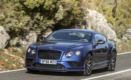 2018 Bentley Continental GT Supersports Coupe (Color: Moroccan Blue) Front Wallpapers 450x275 (129)
