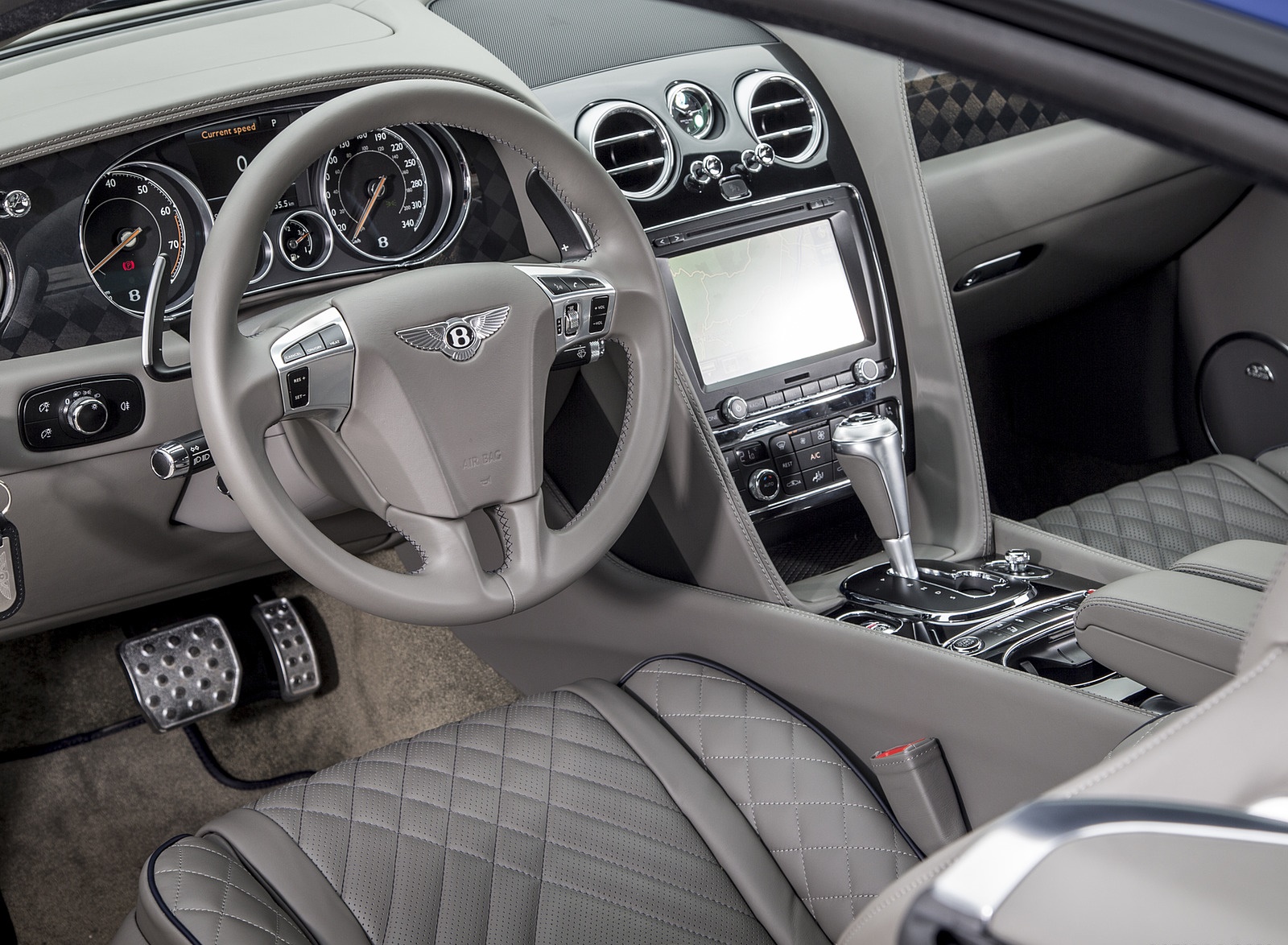 Bentley Continental gt 2015 салон