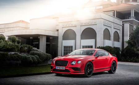 2018 Bentley Continental GT Supersports Coupe (Color: St. James Red) Front Three-Quarter Wallpapers 450x275 (10)