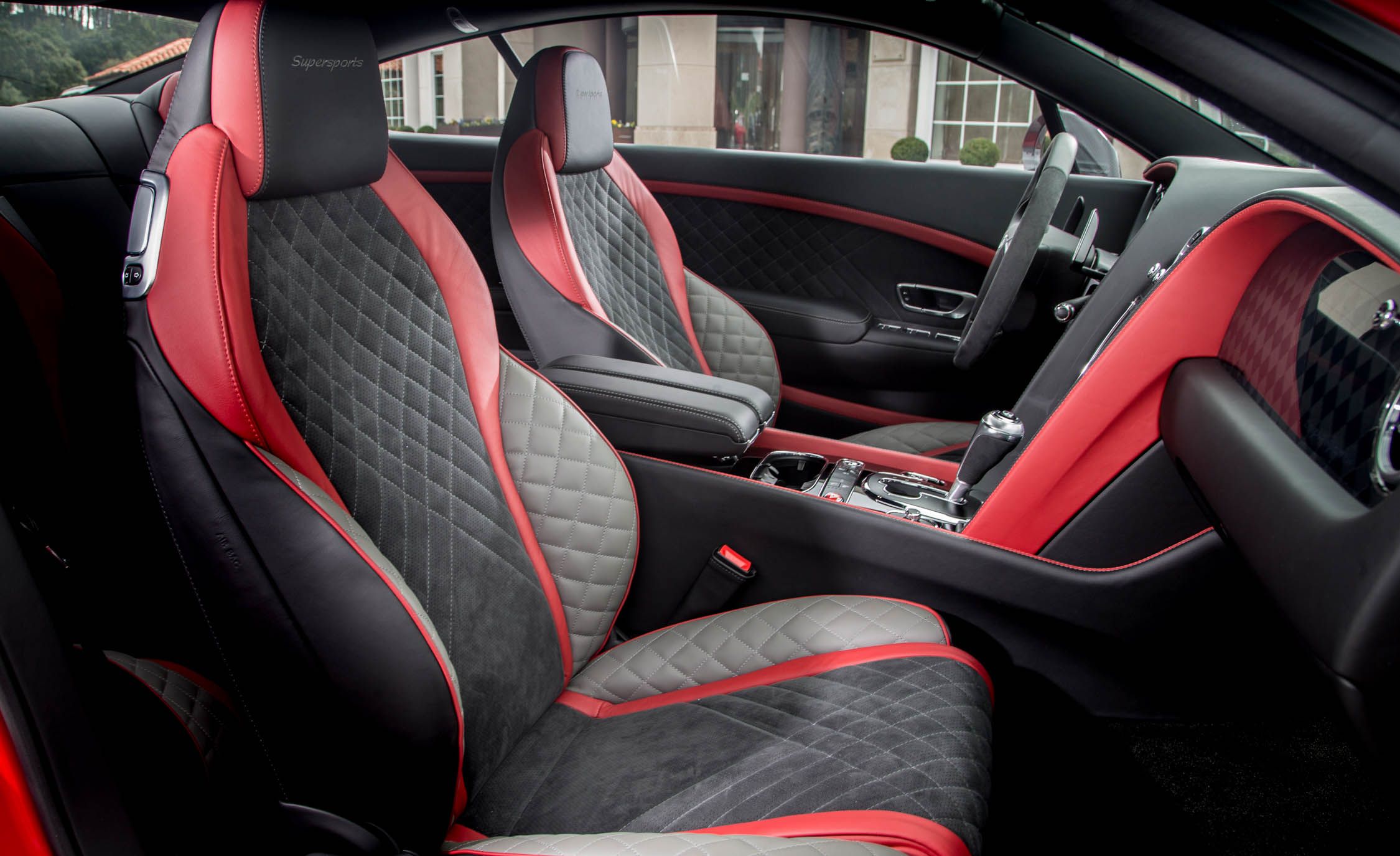 2018 Bentley Continental GT Supersports Coupe (Color: St. James Red) Interior Front Seats Wallpapers #38 of 178