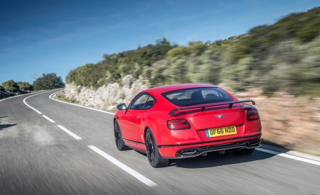 2018 Bentley Continental GT Supersports Coupe (Color: St. James Red) Rear Three-Quarter Wallpapers 450x275 (5)