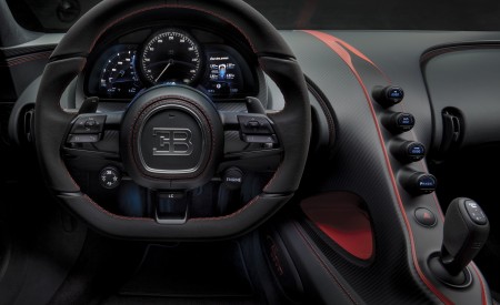2018 Bugatti Chiron Sport Interior Steering Wheel Wallpapers 450x275 (16)