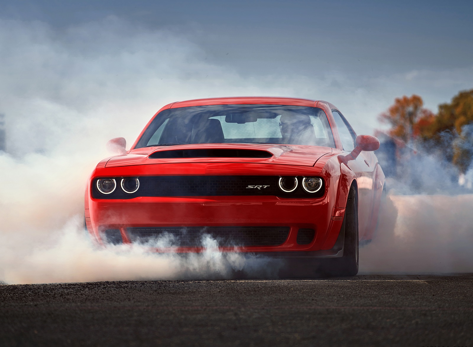 2018 Dodge Challenger SRT Demon Burnout Wallpapers #61 of 95