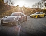 2018 Porsche 911 GT3 with Touring Package and 911 Carrera T Front Three-Quarter Wallpapers 150x120 (3)