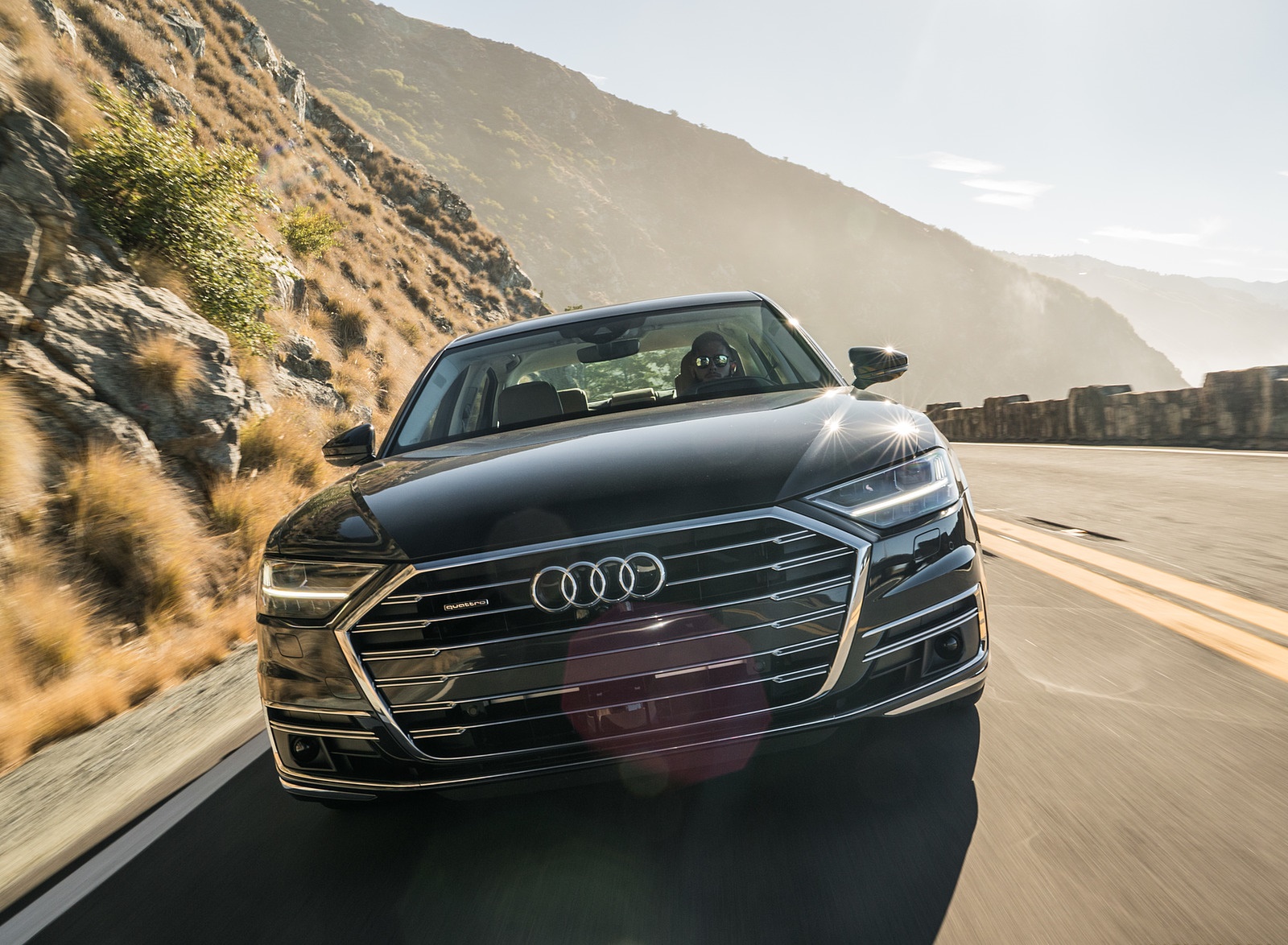 2019 Audi A8 (US-Spec) Front Wallpapers #1 of 31