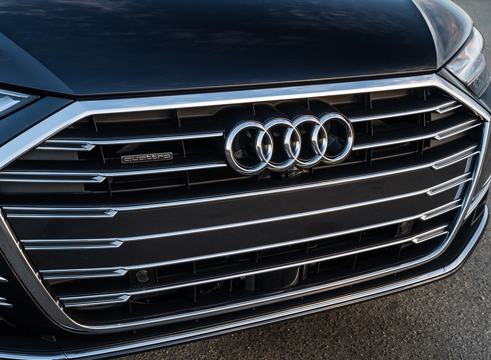 2019 Audi A8 (US-Spec) Grill Wallpapers #18 of 31