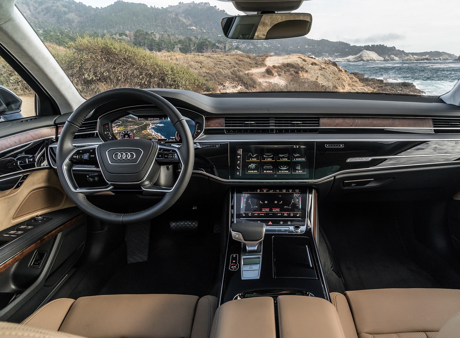 2019 Audi A8 (US-Spec) Interior Cockpit Wallpapers #22 of 31