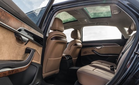 2019 Audi A8 (US-Spec) Interior Rear Seats Wallpapers 450x275 (26)