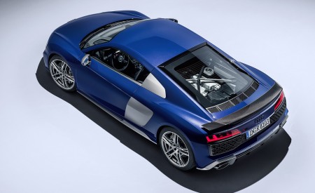 2019 Audi R8 (Color: Ascari Blue Metallic) Top Wallpapers 450x275 (43)