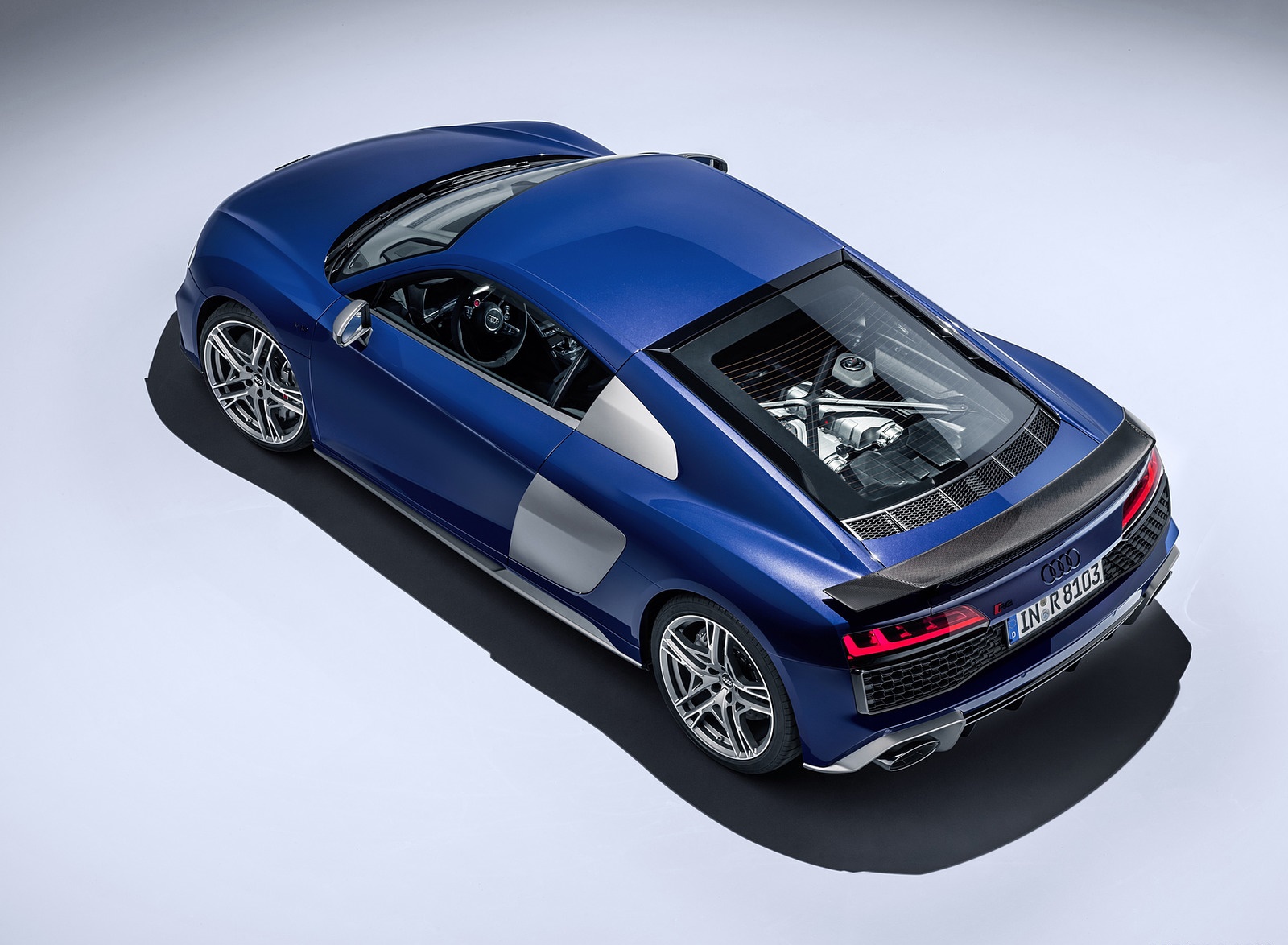 2019 Audi R8 (Color: Ascari Blue Metallic) Top Wallpapers #43 of 59