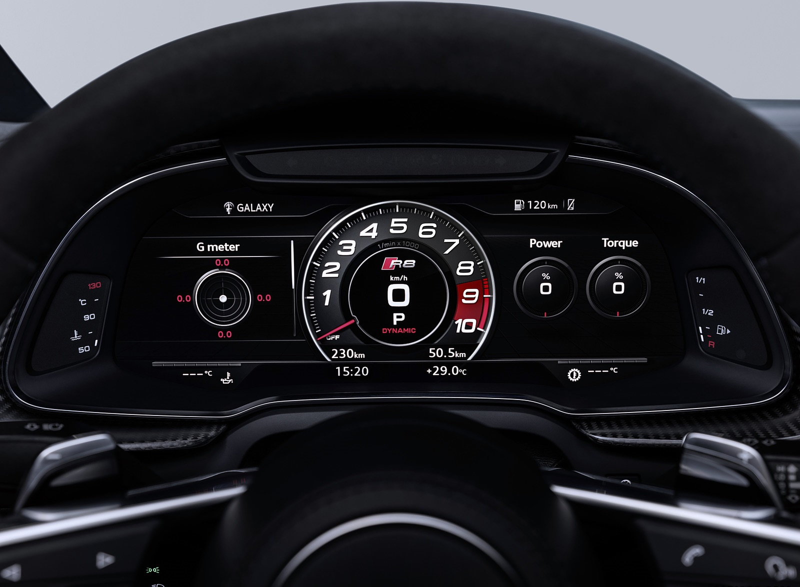 2019 Audi R8 Coupe Digital Instrument Cluster Wallpapers #53 of 59