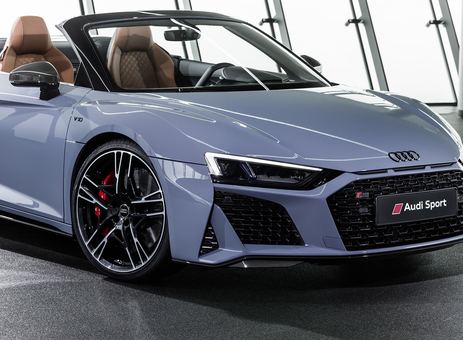 2019 Audi R8 Spyder Front Wallpapers #57 of 59