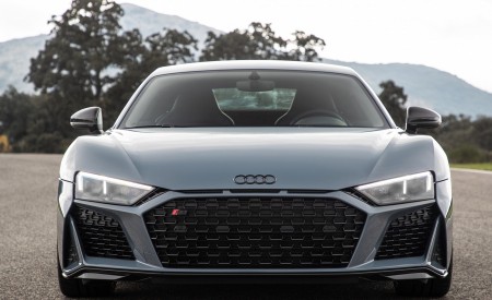 2019 Audi R8 V10 Coupe (Color: Kemora Gray Metallic) Front Wallpapers 450x275 (26)