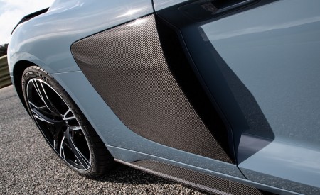 2019 Audi R8 V10 Coupe (Color: Kemora Gray Metallic) Side Vent Wallpapers 450x275 (28)
