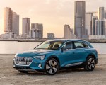 2019 Audi e-tron (Color: Antigua Blue) Front Three-Quarter Wallpapers 150x120