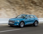 2019 Audi e-tron (Color: Antigua Blue) Front Three-Quarter Wallpapers 150x120 (55)