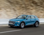 2019 Audi e-tron (Color: Antigua Blue) Front Three-Quarter Wallpapers 150x120