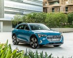 2019 Audi e-tron (Color: Antigua Blue) Front Three-Quarter Wallpapers 150x120