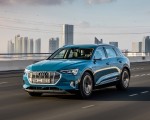 2019 Audi e-tron (Color: Antigua Blue) Front Three-Quarter Wallpapers 150x120