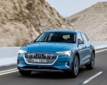 2019 Audi e-tron (Color: Antigua Blue) Front Three-Quarter Wallpapers 150x120